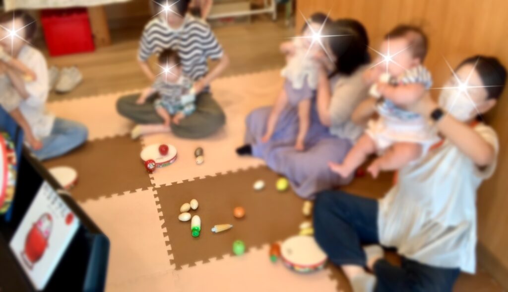 国分寺駅でベビーリトミックはじめてリトミック